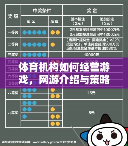 體育機(jī)構(gòu)如何經(jīng)營游戲，網(wǎng)游介紹與策略探討