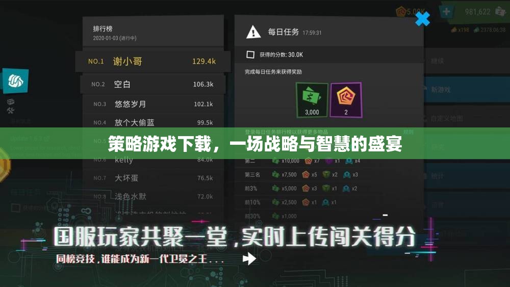 策略游戲下載，一場戰(zhàn)略與智慧的盛宴