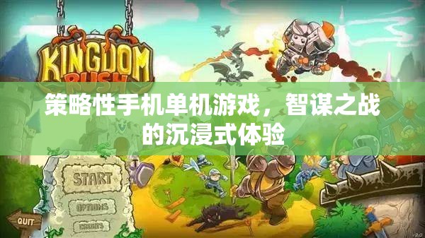 策略性手機(jī)單機(jī)游戲，智謀之戰(zhàn)的沉浸式體驗(yàn)