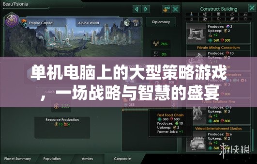 單機電腦上的大型策略游戲，一場戰(zhàn)略與智慧的盛宴  第2張