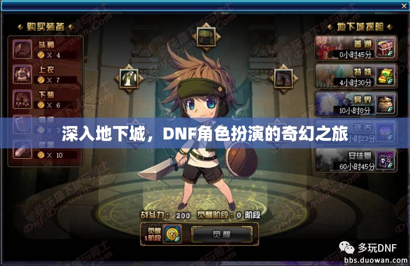 深入地下城，DNF角色扮演的奇幻之旅  第2張