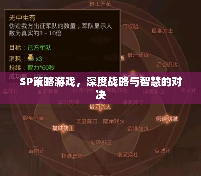 SP策略游戲，深度戰(zhàn)略與智慧的對決  第2張