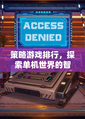探索智慧與策略的巔峰，單機(jī)策略游戲排行榜