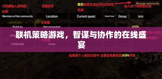 智謀與協(xié)作的在線盛宴，探索聯(lián)機(jī)策略游戲的魅力