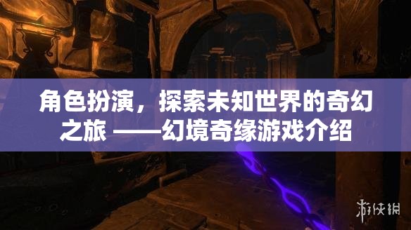 幻境奇緣，角色扮演的奇幻之旅