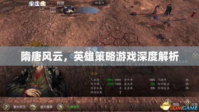 隋唐風(fēng)云，深度解析英雄策略游戲