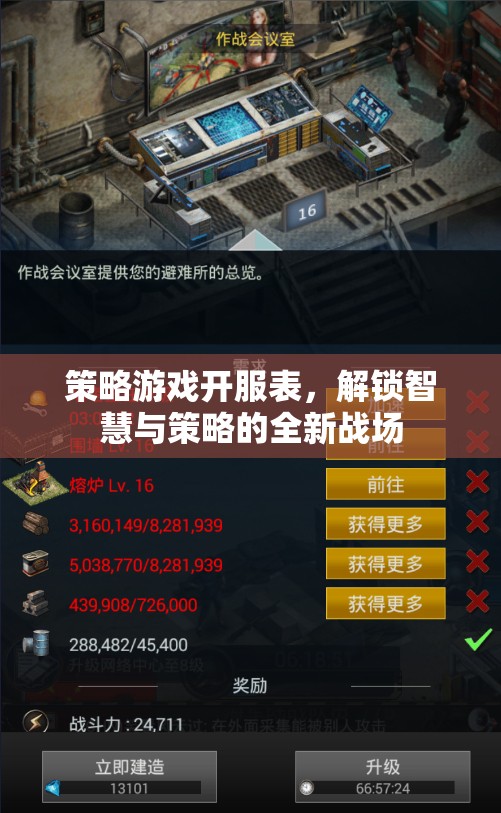 策略戰(zhàn)場新啟，解鎖智慧與策略的全新開服表  第2張
