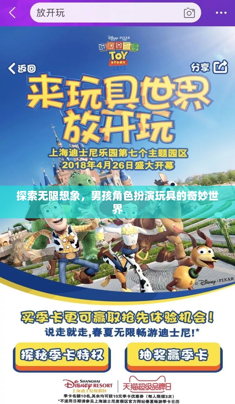 探索無限想象，男孩角色扮演玩具的奇妙世界