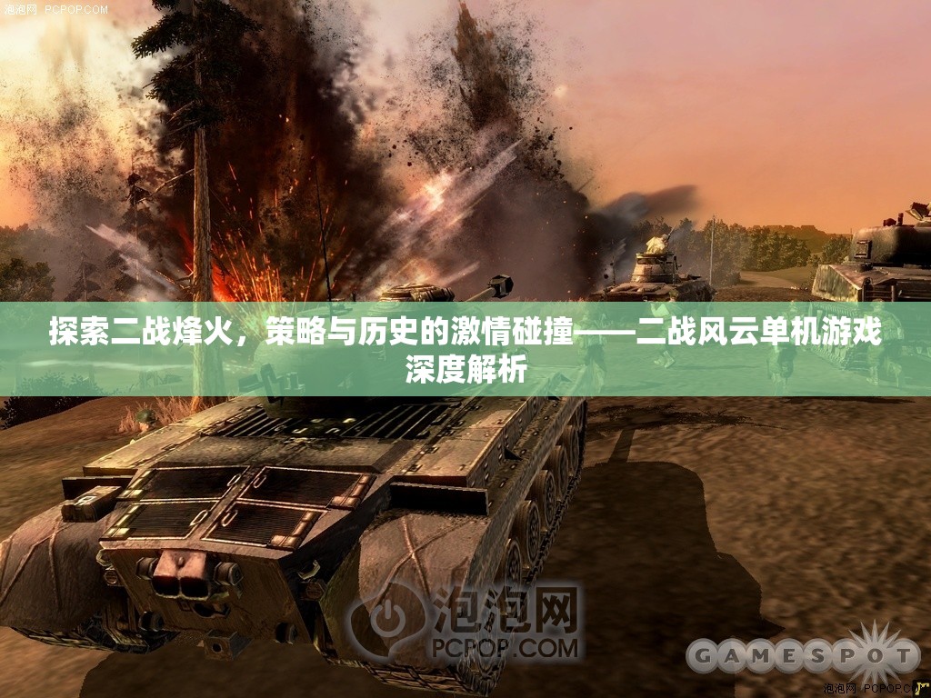 二戰(zhàn)風(fēng)云，策略與歷史的激情碰撞——單機(jī)游戲深度解析