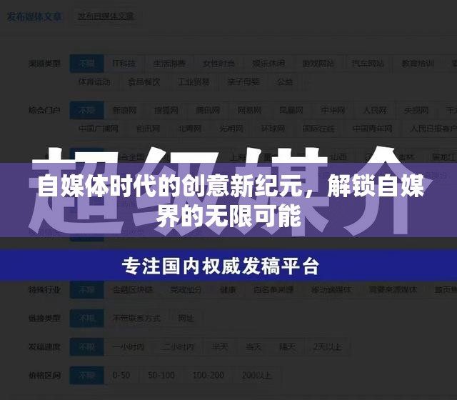 自媒體時(shí)代，解鎖創(chuàng)意新紀(jì)元，探索自媒界的無限可能  第3張