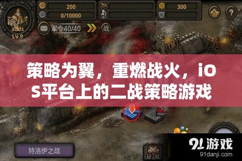 策略為翼，重燃戰(zhàn)火，iOS平臺(tái)二戰(zhàn)策略游戲深度解析