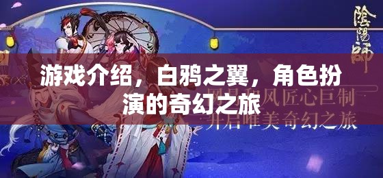 游戲介紹，白鴉之翼，角色扮演的奇幻之旅