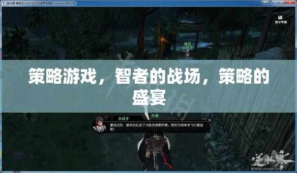智者的戰(zhàn)場，策略游戲的策略盛宴