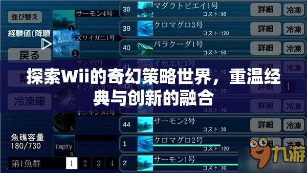 Wii的奇幻策略世界，經(jīng)典與創(chuàng)新的交融之旅