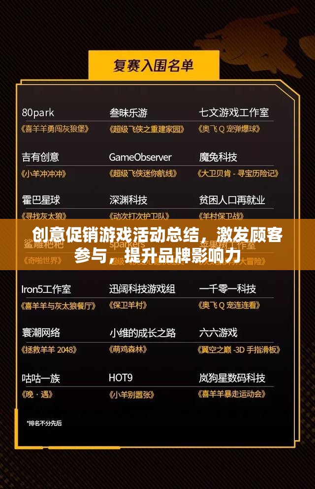 創(chuàng)意促銷游戲活動，激發(fā)顧客參與，打造品牌影響力的新策略  第3張