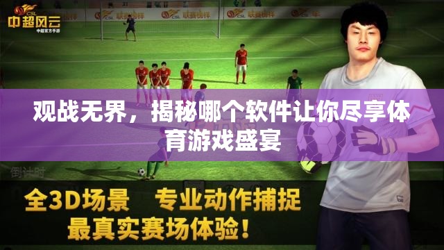 觀戰(zhàn)無界，揭秘盡享體育游戲盛宴的頂級軟件