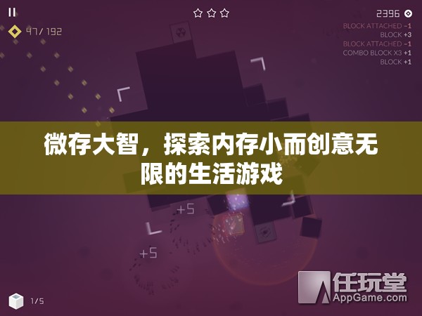 微存大智，探索內(nèi)存小而創(chuàng)意無限的生活游戲