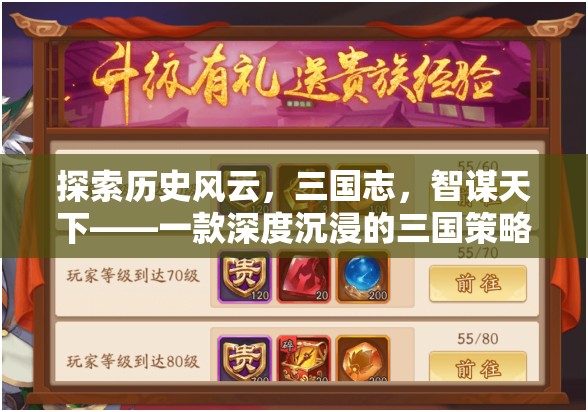 三國(guó)智謀，深度沉浸的歷史策略游戲