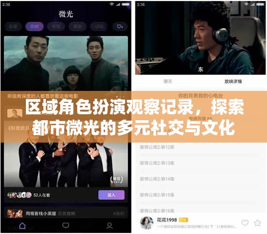都市微光，區(qū)域角色扮演中的多元社交與文化沉浸探索