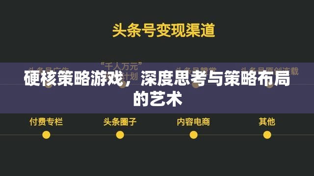 硬核策略游戲，深度思考與策略布局的藝術(shù)