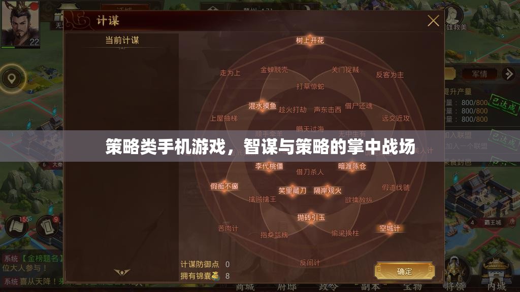 掌中智謀，策略類手機(jī)游戲的策略戰(zhàn)場(chǎng)