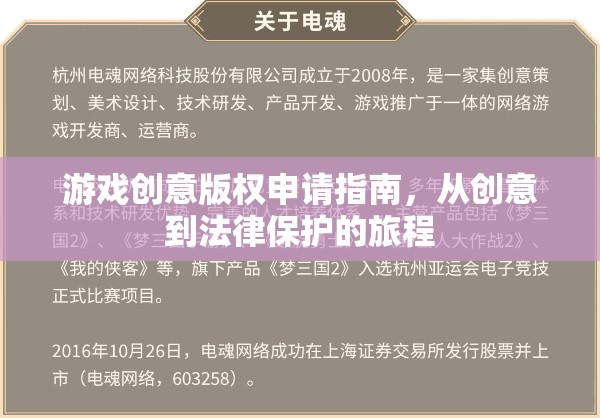 游戲創(chuàng)意版權(quán)申請指南，從創(chuàng)意到法律保護的全面指南