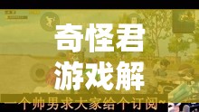 奇怪君的創(chuàng)意生存，奇幻游戲解說之旅