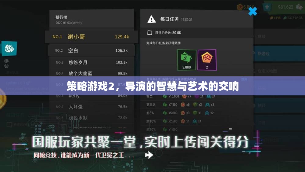 策略游戲2，導(dǎo)演的智慧與藝術(shù)的交響