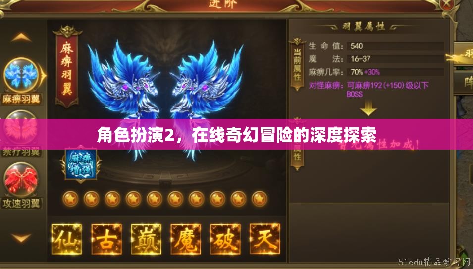 在線奇幻冒險，角色扮演的深度探索