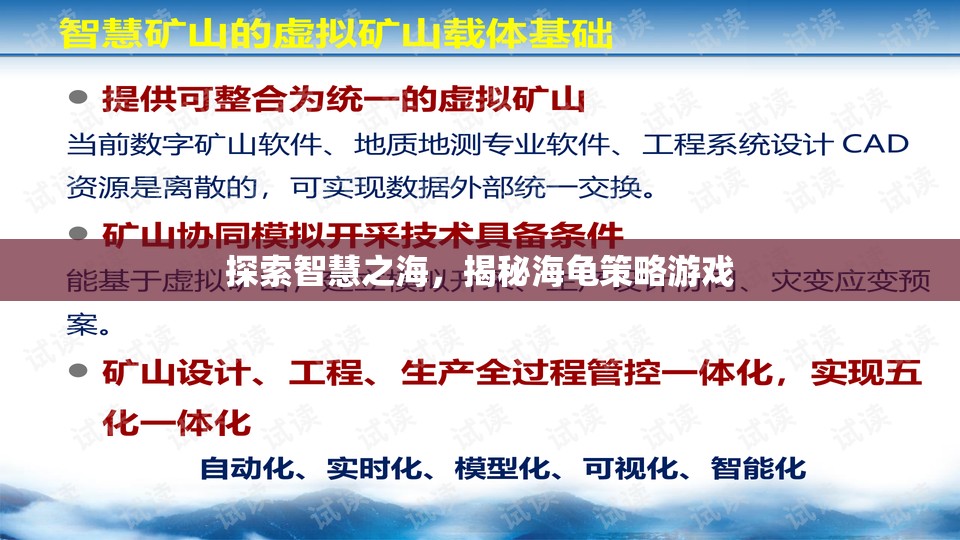 探索智慧之海，揭秘海龜策略游戲