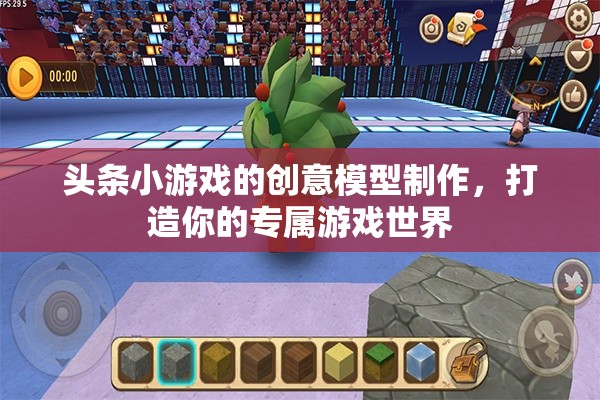 頭條小游戲的創(chuàng)意模型制作，打造你的專屬游戲世界