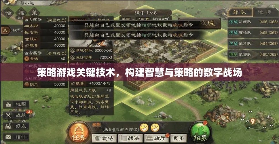 策略游戲關(guān)鍵技術(shù)，構(gòu)建智慧與策略的數(shù)字戰(zhàn)場