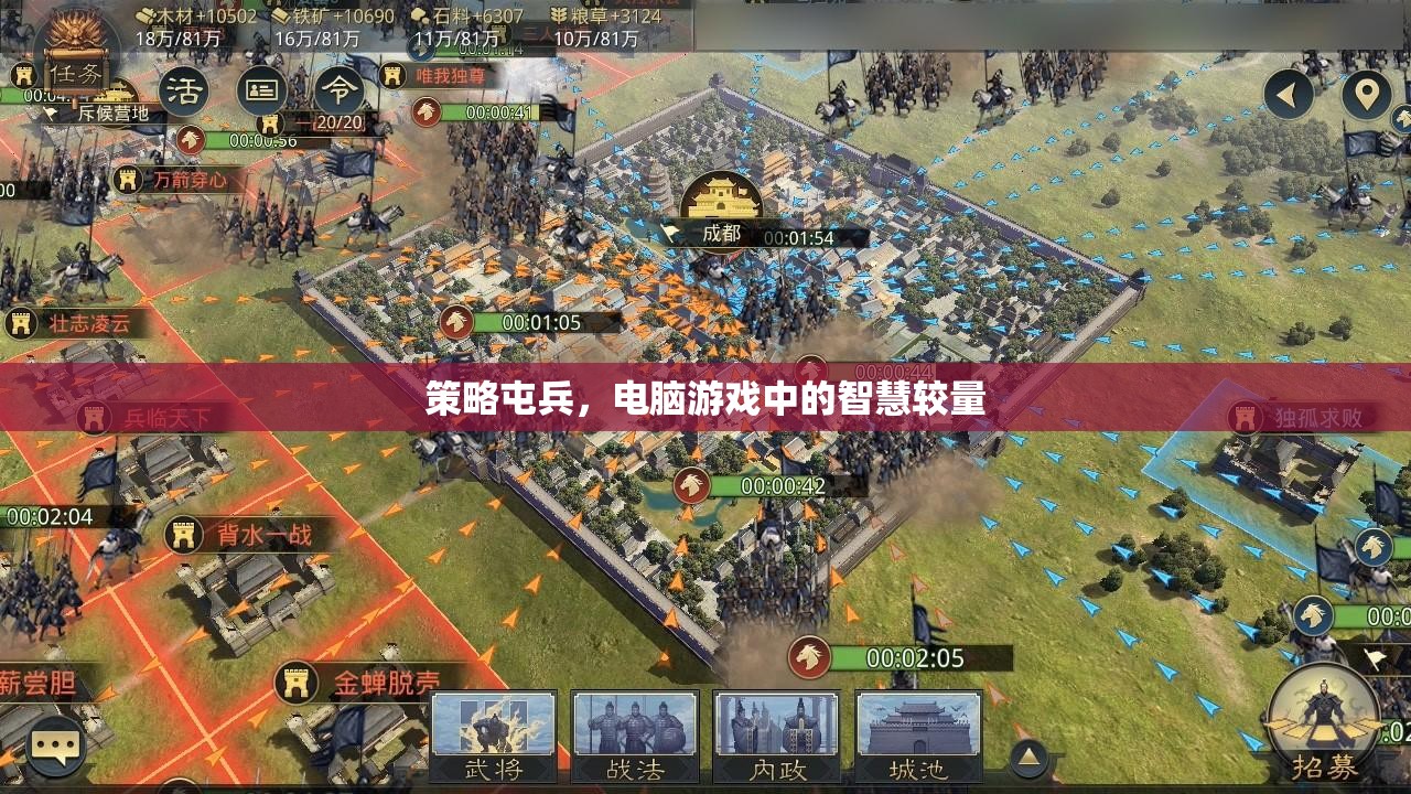 策略屯兵，電腦游戲中的智慧較量