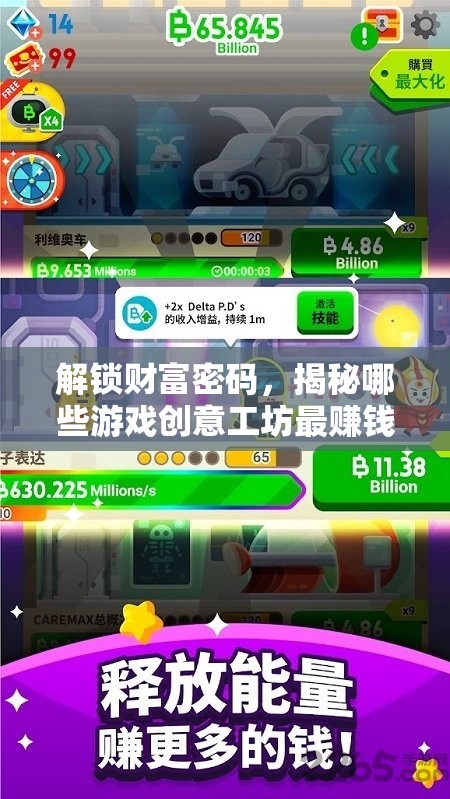 解鎖財富密碼，揭秘哪些游戲創(chuàng)意工坊最賺錢