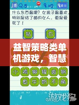 智慧與策略的完美碰撞，探索益智策略類單機(jī)游戲的魅力