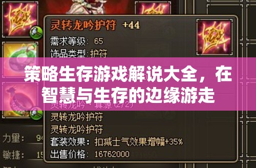 策略生存游戲解說(shuō)大全，在智慧與生存的邊緣游走