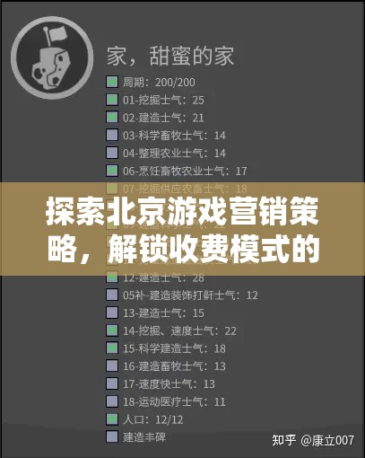 解鎖北京游戲收費模式成功之道，深度探索營銷策略