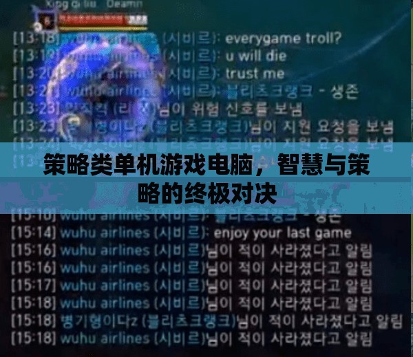 智慧與策略的終極對決，探索策略類單機(jī)游戲的電腦版魅力