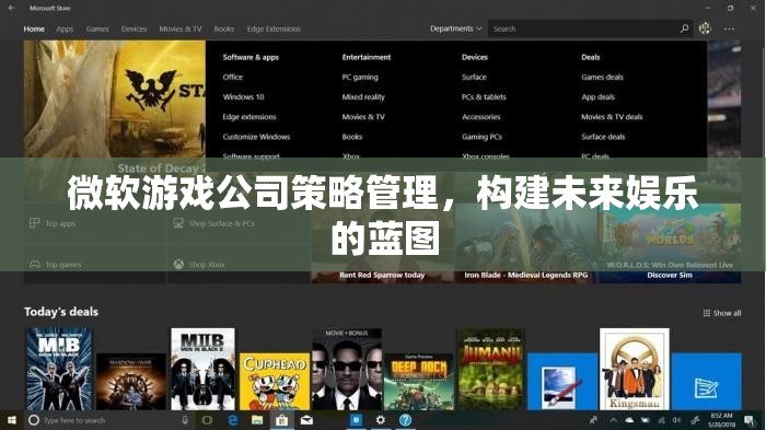 微軟游戲公司，策略管理引領(lǐng)未來娛樂的藍圖