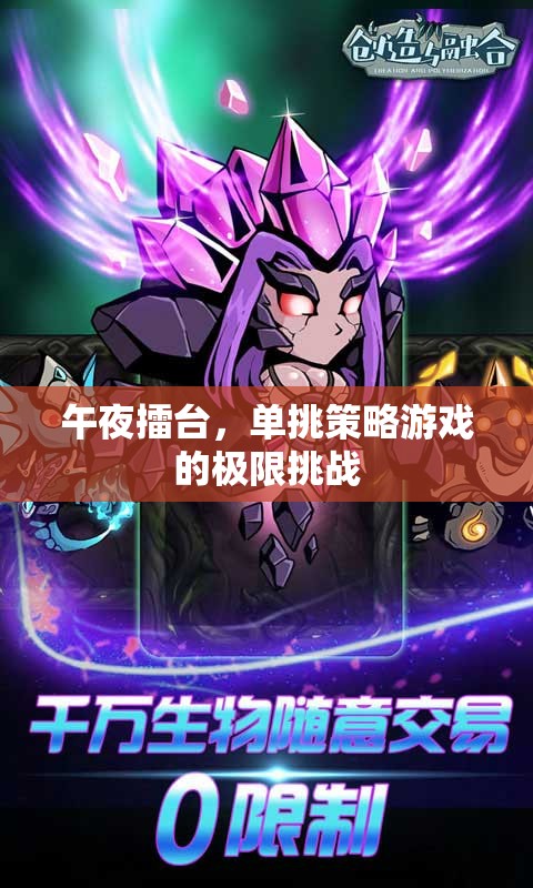 午夜擂臺，單挑策略游戲的極限挑戰(zhàn)