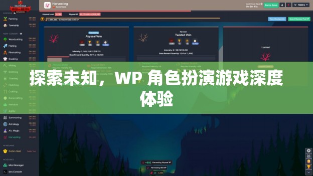 探索未知，WP 角色扮演游戲的深度體驗(yàn)之旅  第2張