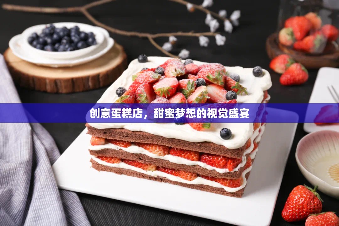 創(chuàng)意蛋糕店，編織甜蜜夢(mèng)想的視覺盛宴  第2張