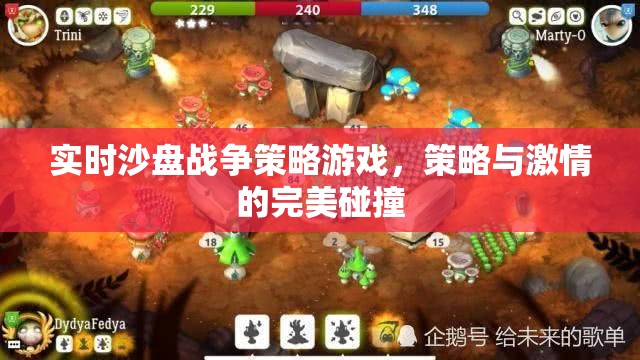 實時沙盤戰(zhàn)爭策略，策略與激情的激情碰撞