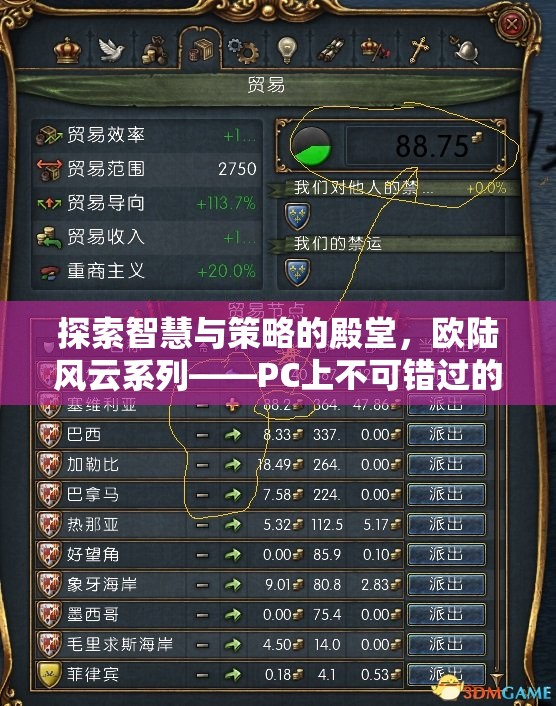探索智慧與策略的殿堂，歐陸風(fēng)云系列——PC上不可錯過的策略游戲
