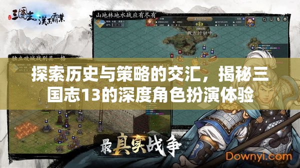 三國(guó)志13，歷史與策略的深度交匯，揭秘角色扮演的獨(dú)特體驗(yàn)