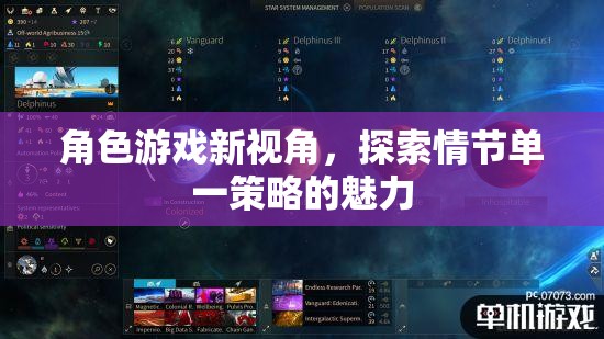 單一策略的魅力，角色游戲的新視角  第2張