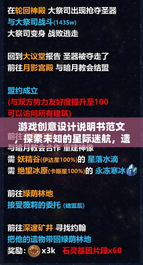 探索未知，星際迷航的遺落星域游戲創(chuàng)意設計