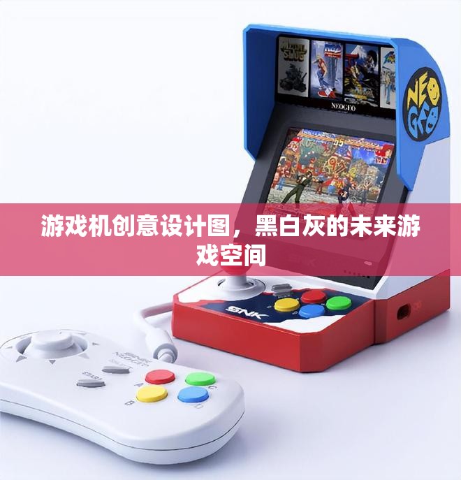 未來感十足，黑白灰調(diào)的創(chuàng)意游戲機(jī)設(shè)計(jì)圖
