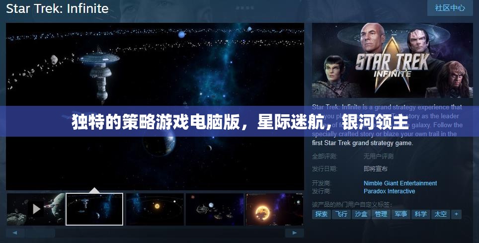 獨特的策略游戲電腦版，星際迷航，銀河領主