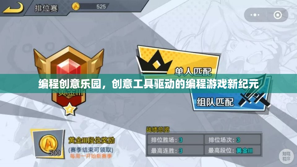 創(chuàng)意工具驅(qū)動的編程游戲新紀元，編程創(chuàng)意樂園的誕生